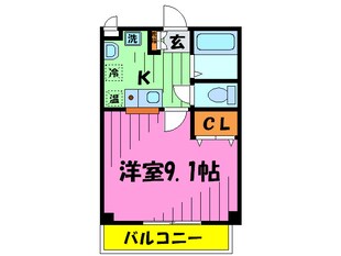 プレアデス東中本の物件間取画像